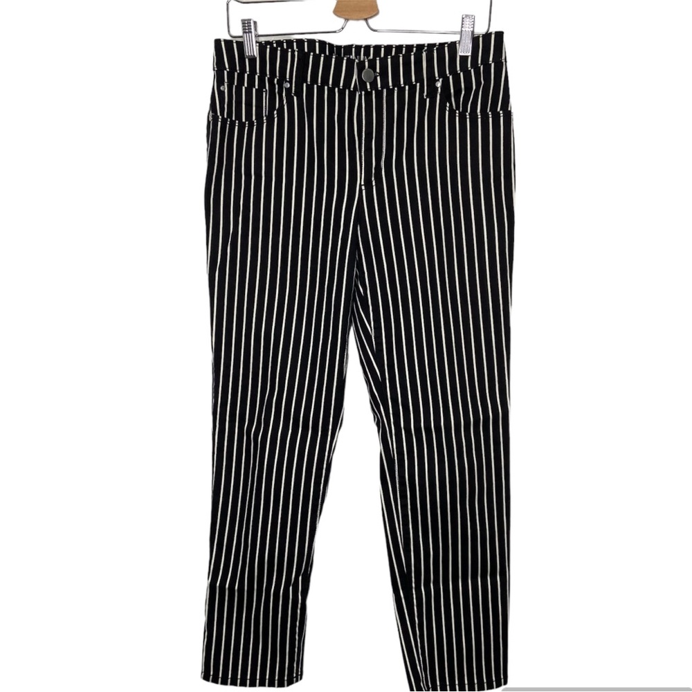 Chico’s Platinum Ultimate Fit Striped Jeans